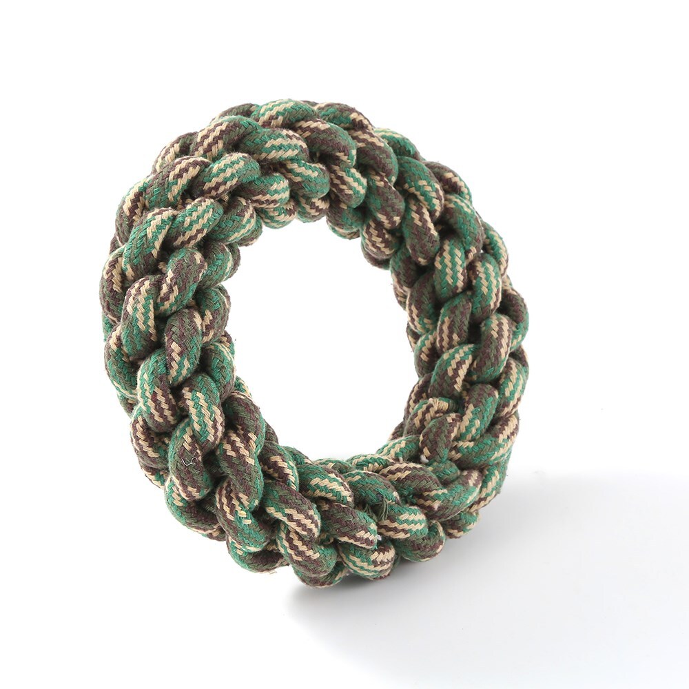 Braided Rope Ring Toy