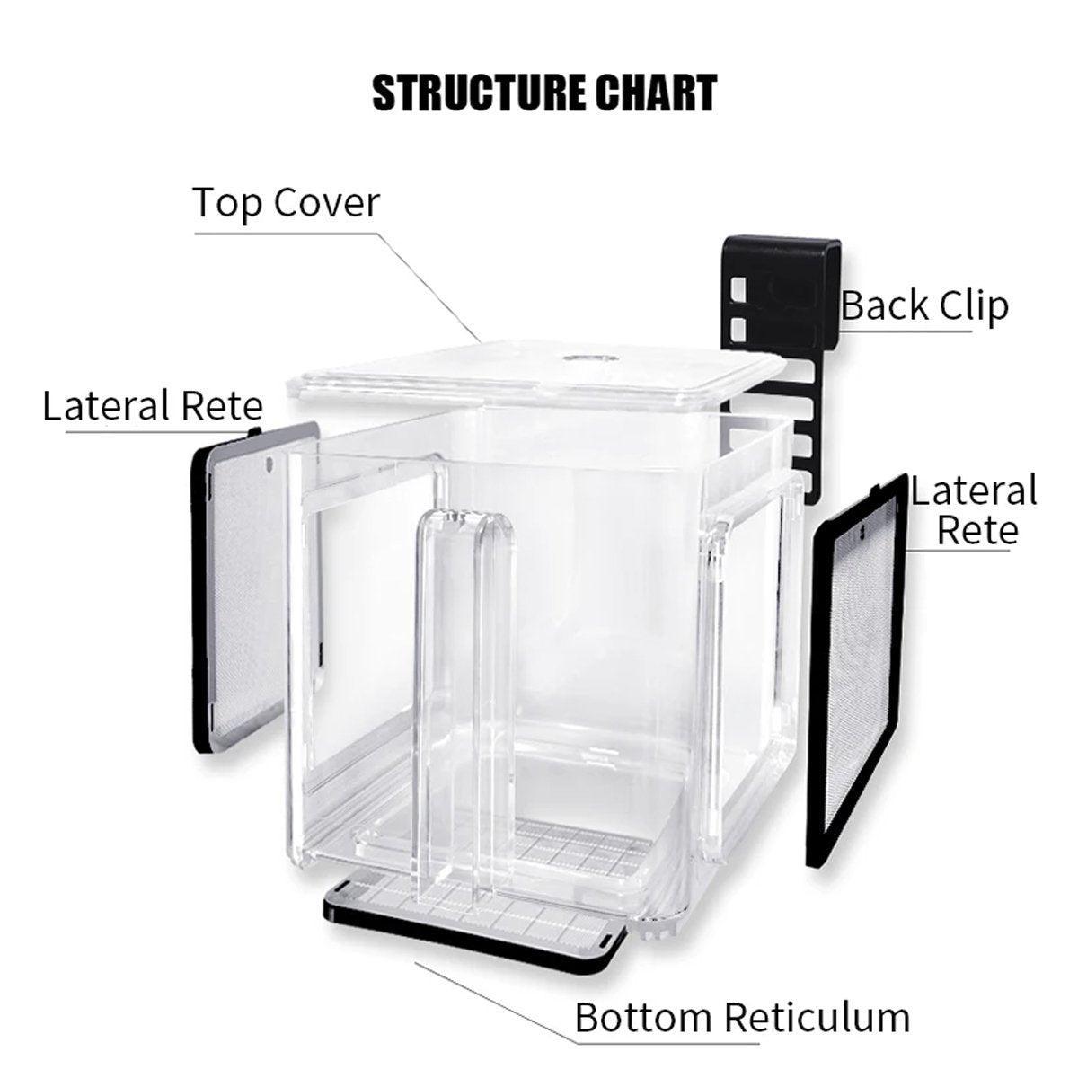 Acrylic Fish Isolation Breeding Box
