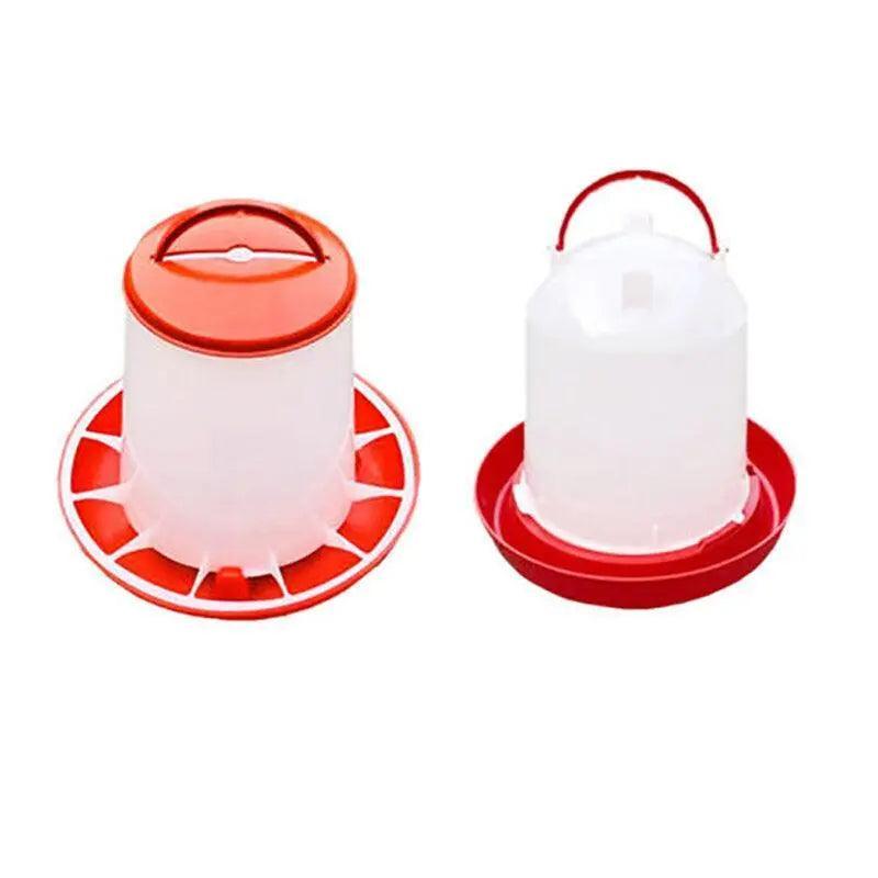 Durable Poultry Feeder and Waterer for Chickens