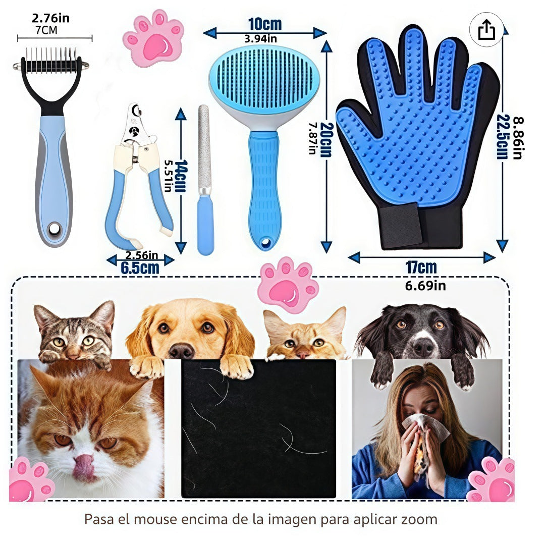 5-in-1 Pet Grooming Kit