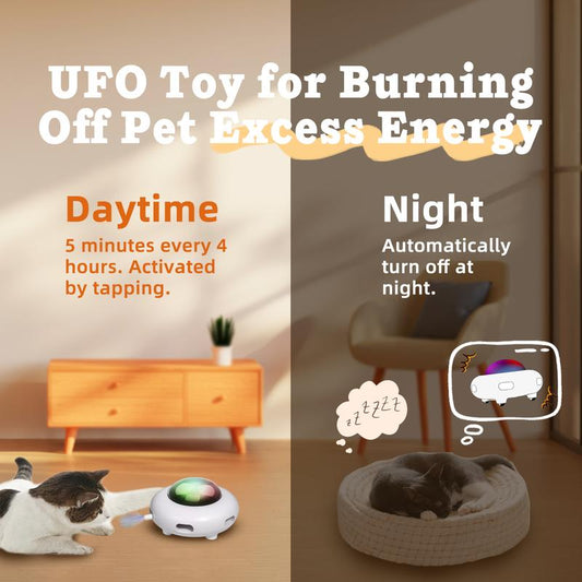 Smart Electric UFO Automatic Cat Toy