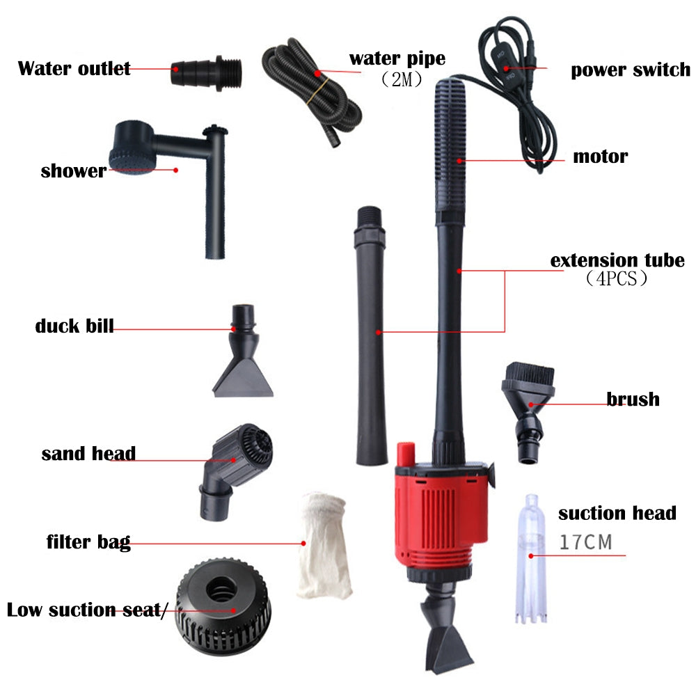 Aquarium Electric Siphon Pump Vacuum Cleaner