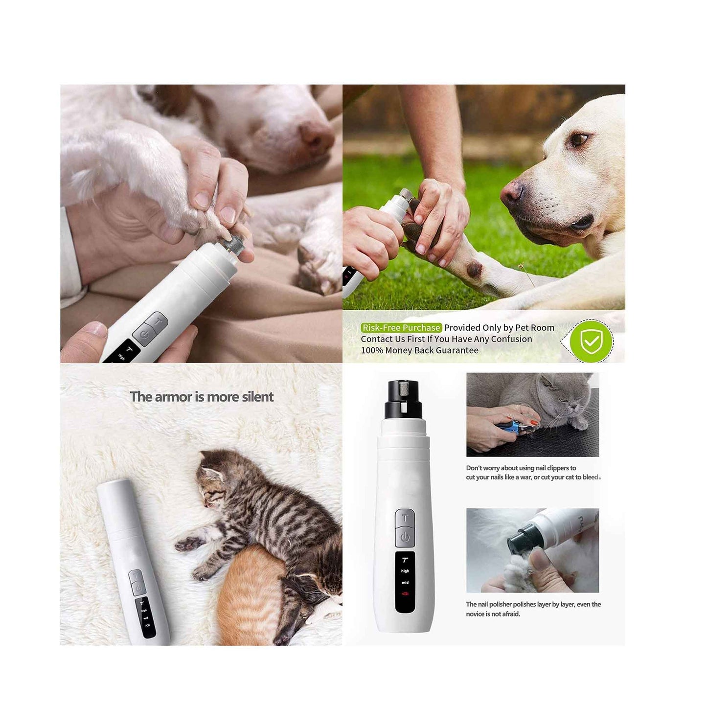 Pet Nail Electric Trimmer