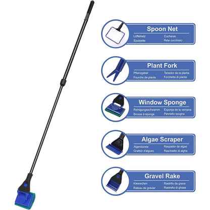 5 in1 Water Aquarium Cleaning Tool
