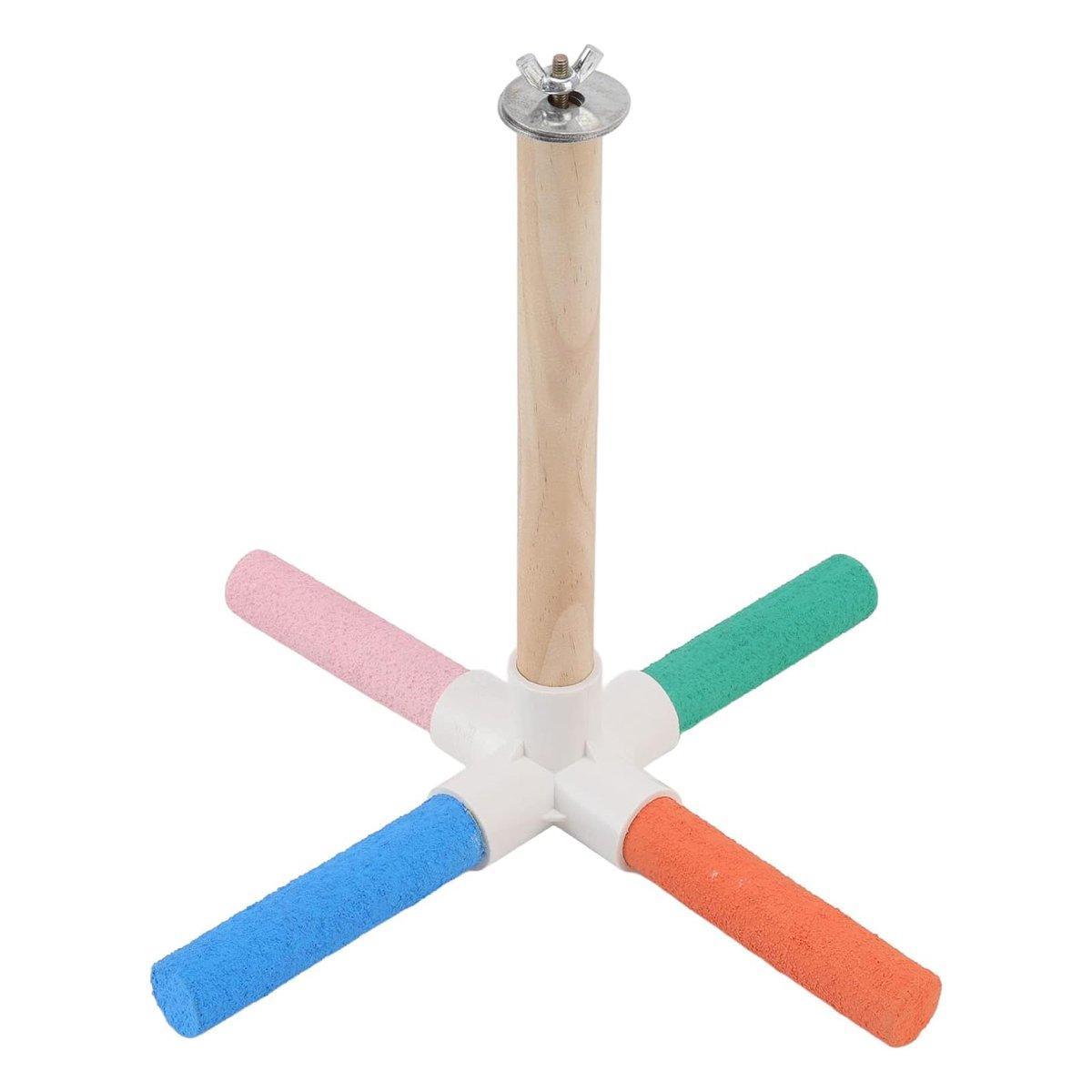 Colorful Bird Cage Perch Stick