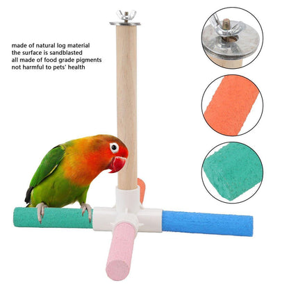 Colorful Bird Cage Perch Stick