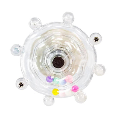 Interactive Parrot Spinning Wheel Stress Relief Toy for Small Birds Durable