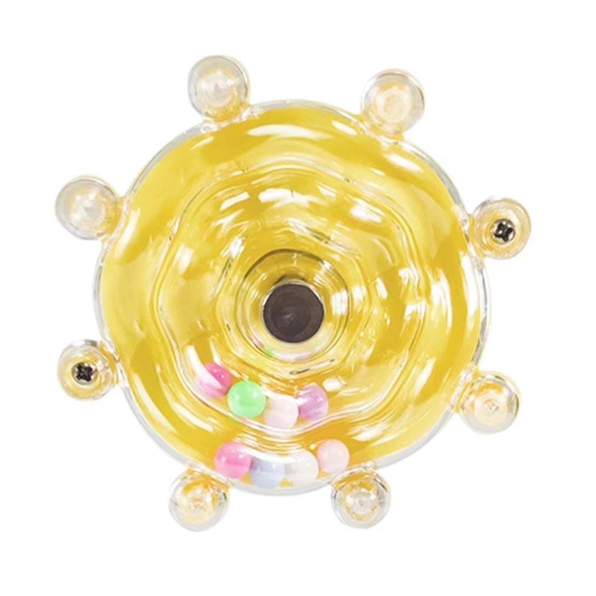 Interactive Parrot Spinning Wheel Stress Relief Toy for Small Birds Durable