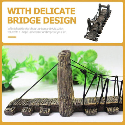 Resin Bridge Fish Tank Accessories