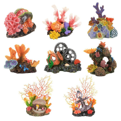 Aquarium Resin Coral Decorations for Fish Tank