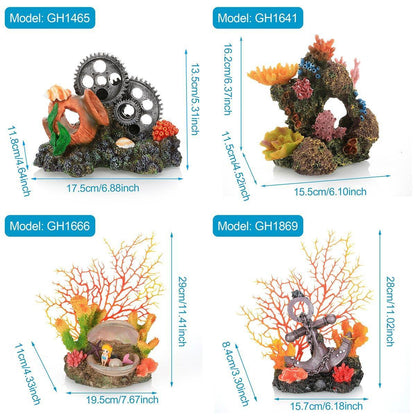 Aquarium Resin Coral Decorations for Fish Tank