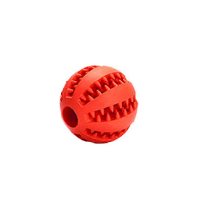 Dog Chew Toy Rubber Ball Treat Dispenser  - Large