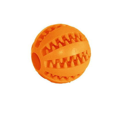 Dog Chew Toy Rubber Ball Treat Dispenser  - Large