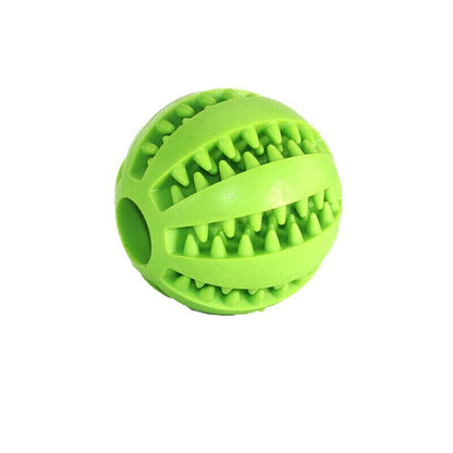 Dog Chew Toy Rubber Ball Treat Dispenser  - Large