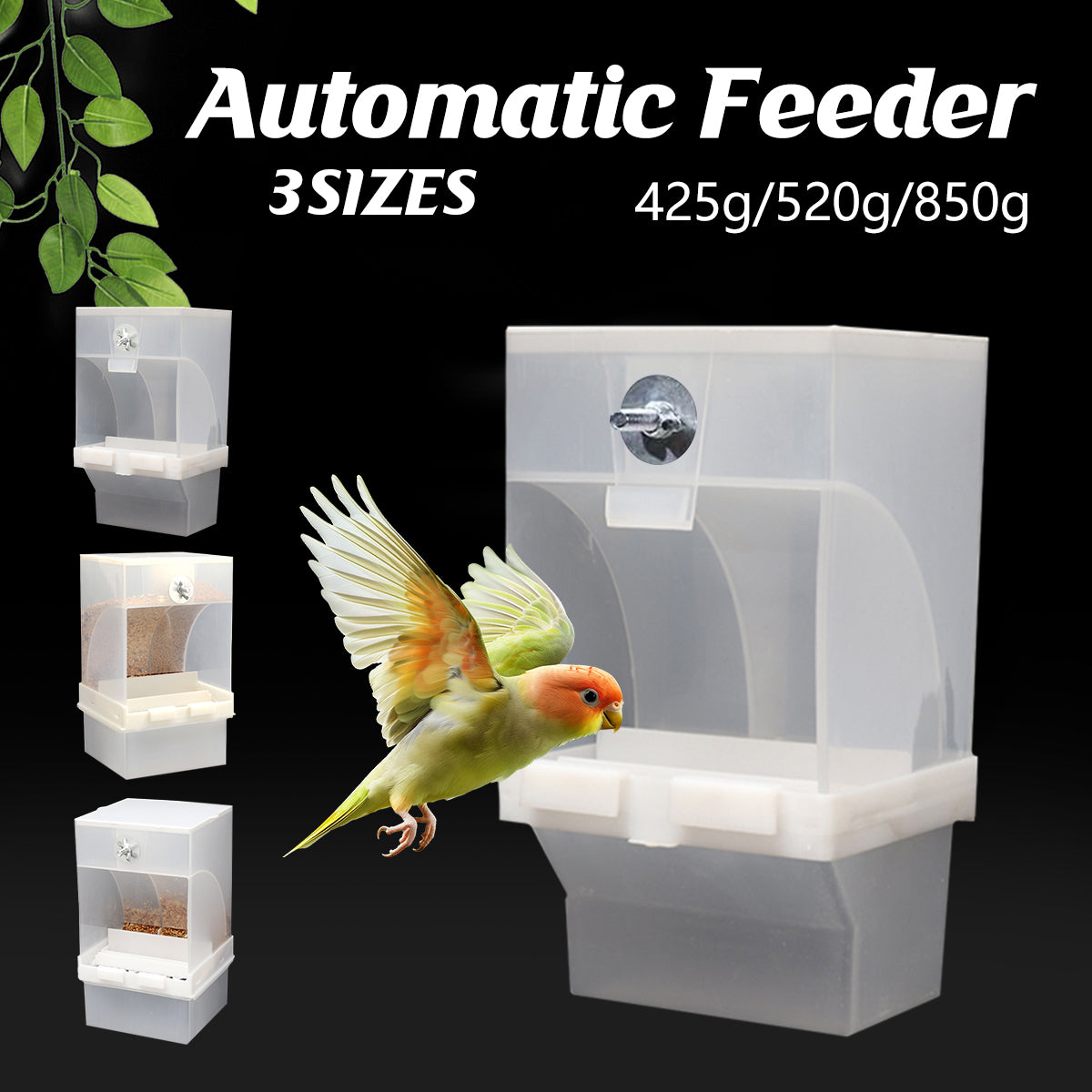 1 Pc Automatic Bird Feeder Bird Feeder Cage Accessories Automatic Photo Inspiration