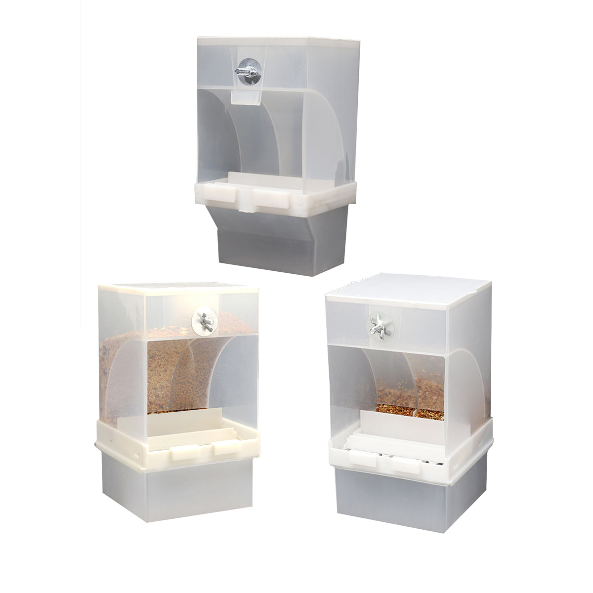 1 pc Automatic Bird Feeder Bird Feeder Cage Accessories Automatic Feed Cage