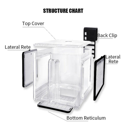 Acrylic Fish Isolation Breeding Box