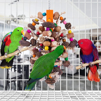 Colourful Parrot Chew Toy