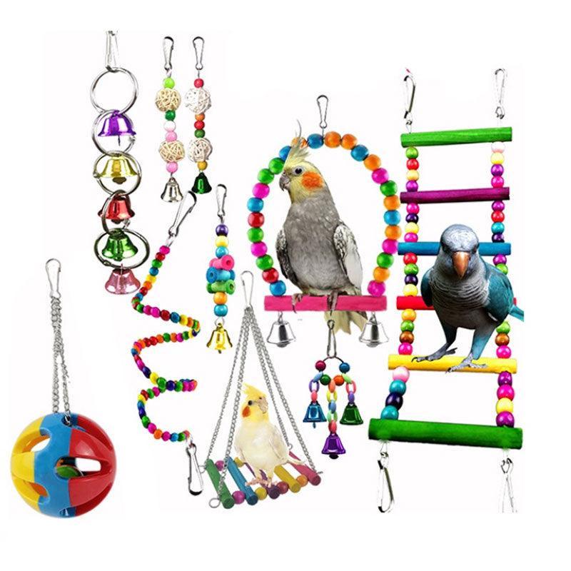 Bird Play Toys = 10 pieces