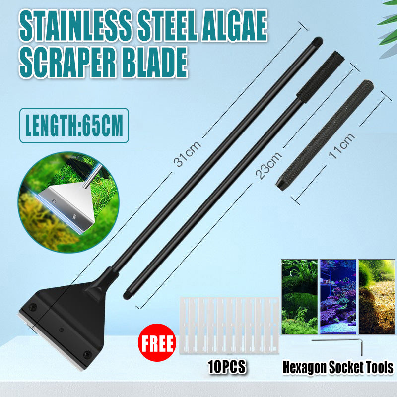 Aquarium Stainless Steel Algae Scraper Blade