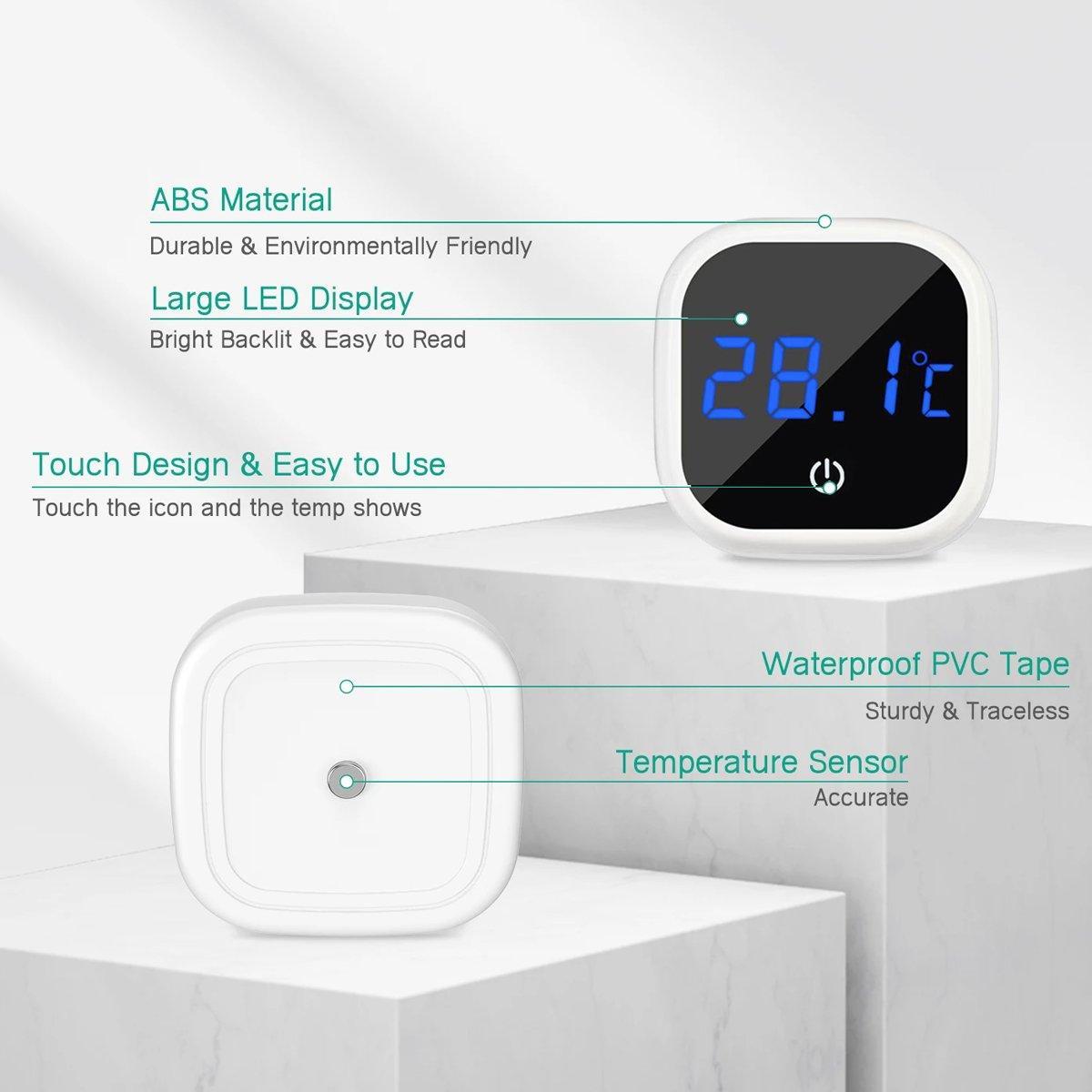 Aquarium Thermometer External Touch