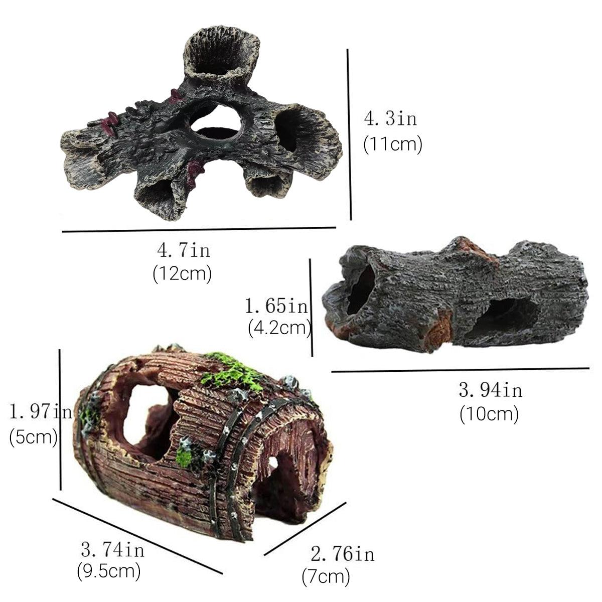 3pcs Aquarium Tank Decoration