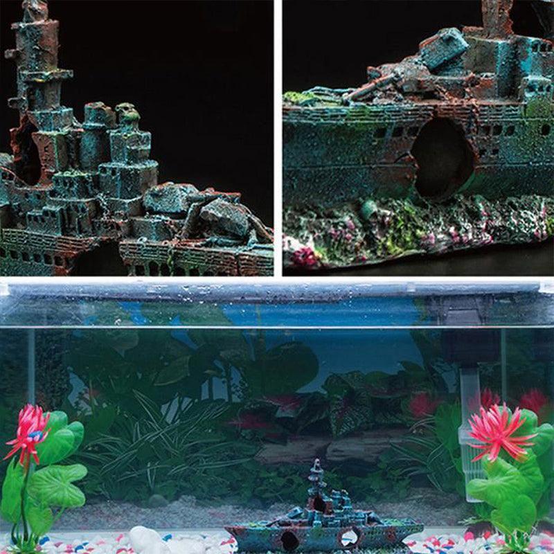 Aquarium Shipwreck  Decor