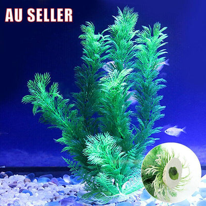 30cm Artificial Aquarium Plant Plastic Water Grass Decoration for Fish Tank