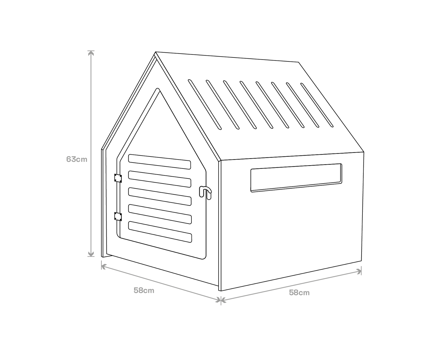 Modern Pet House Dog Crate