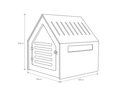 Modern Pet House Dog Crate