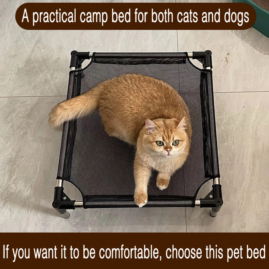 Breathable and Cooling Elevated Pet Bed - Perfect for Dogs, Provides Comfort and Airflow