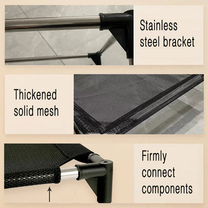 Breathable and Cooling Elevated Pet Bed - Perfect for Dogs, Provides Comfort and Airflow