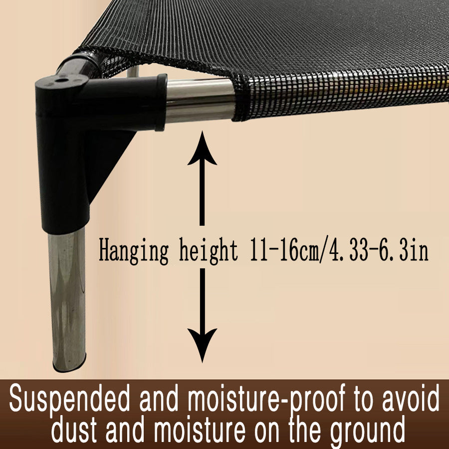 Breathable and Cooling Elevated Pet Bed - Perfect for Dogs, Provides Comfort and Airflow