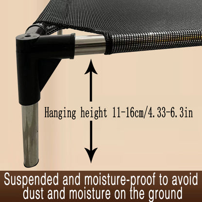 Breathable and Cooling Elevated Pet Bed - Perfect for Dogs, Provides Comfort and Airflow