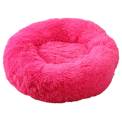 50cm Cozy Round Pet Bed - Plush Cat & Dog Bed with Non-Slip Base, Machine Washable