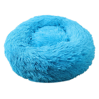 50cm Cozy Round Pet Bed - Plush Cat & Dog Bed with Non-Slip Base, Machine Washable