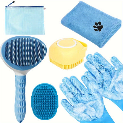 6-Piece Dog Grooming Bath Set